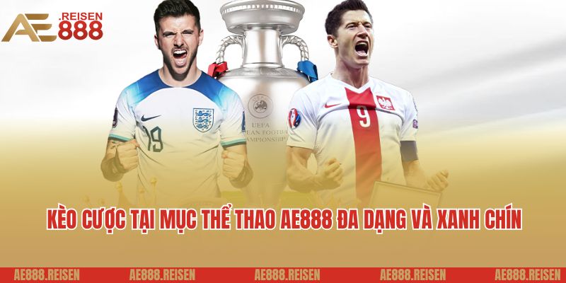 Thể thao AE888: Sảnh cá cược bóng đá uy tín ưu đãi hấp dẫn 4 Kèo cược tại mục thể thao AE888 đa dạng và xanh chín